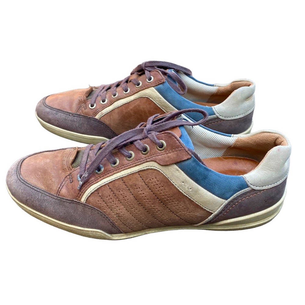 Ecco Brown Leather Sneakers
